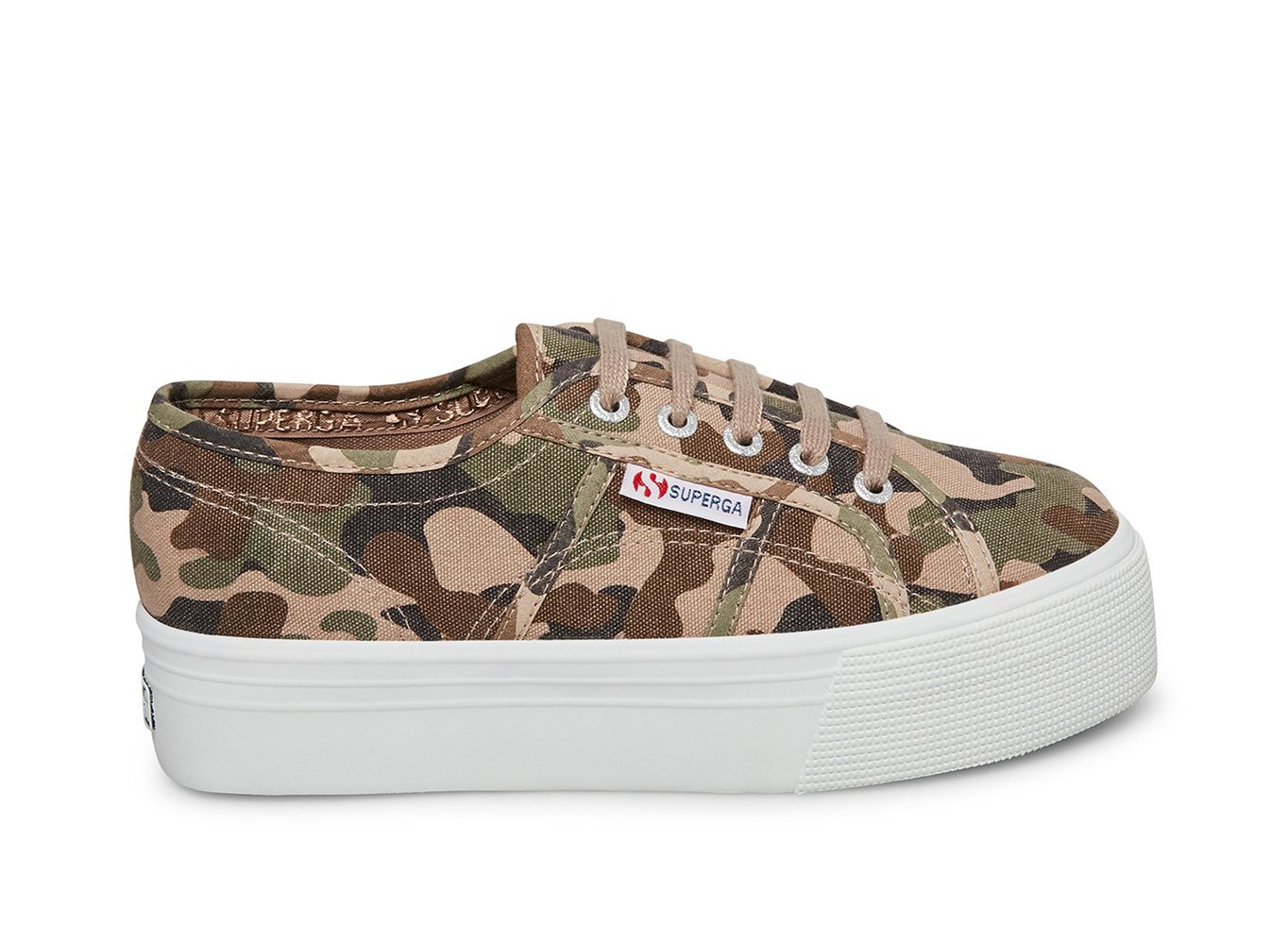 Platform Feminino Camufladas - Superga 2790 Camo Print - FXMPG-2034